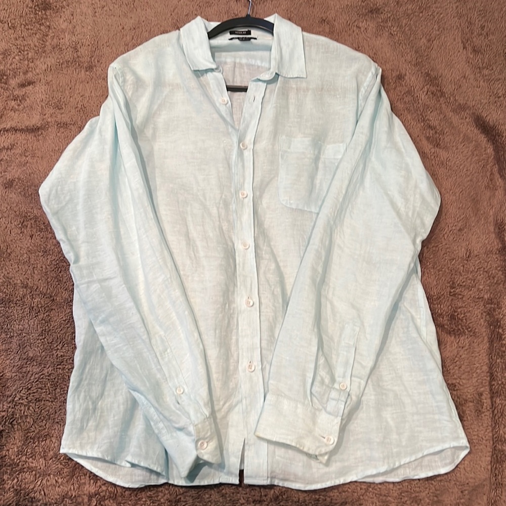 Long dress shirt, relaxed